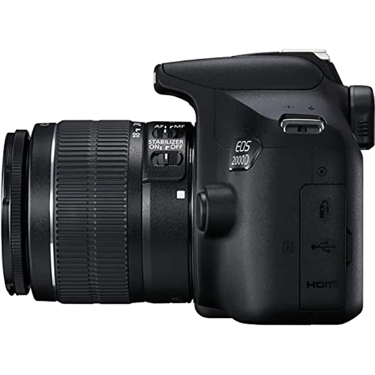 Canon 2000D Kit Schwarz inkl. EF-S 18-55mm IS II – Bild 3