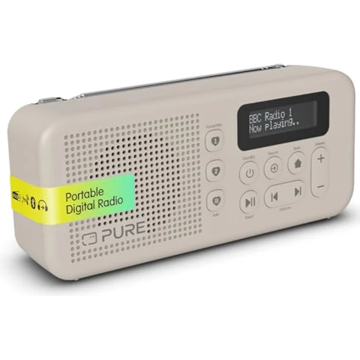 Pure Elan Move Tragbares Digitalradio DAB+ & FM mit Bluetooth 5.3, 16 Std. Akku, Kopfhöreranschluss & LCD-Display – Sand – Bild 1