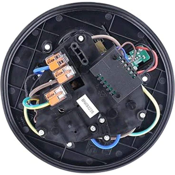 as - Schwabe 3-fach-Steckdoseneinsatz für Kabeltrommeln 230V/16A, mit Klappdeckel blau, abgesichert durch Thermoschutzschalter, mit USB-Ausgang 5V/1A, IP54, Schwarz, 11585 - Vielseitiger Steckdoseneinsatz mit Thermoschutzschalter und USB-Ausgang – Bild 4