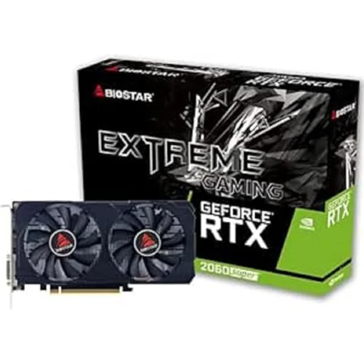 Biostar GeForce RTX 2060 SUPER, 8 GB GDDR6 Grafikkarte mit aktiven Kühlsystem und 7680 x 4320 Pixel Auflösung – Bild 2