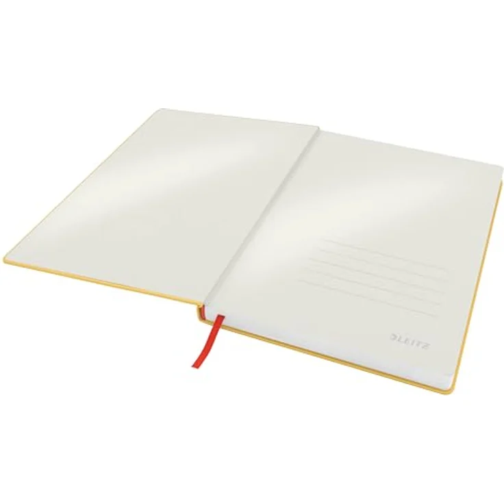 LEITZ Notizbuch Cosy B5, fester Einband kariert mit Soft-Touch-Oberfläche, gelb – Bild 4