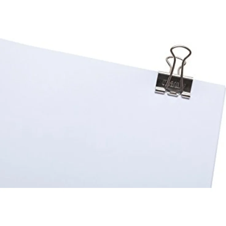 Maul Original Mauly Klemmer (12 Stück) 19 mm | Zum Klemmen von bis zu 70 Blatt Papier | Vielseitig einsetzbar im Büro, als Küchen Gadgets und im Haushalt | Silber – Bild 4