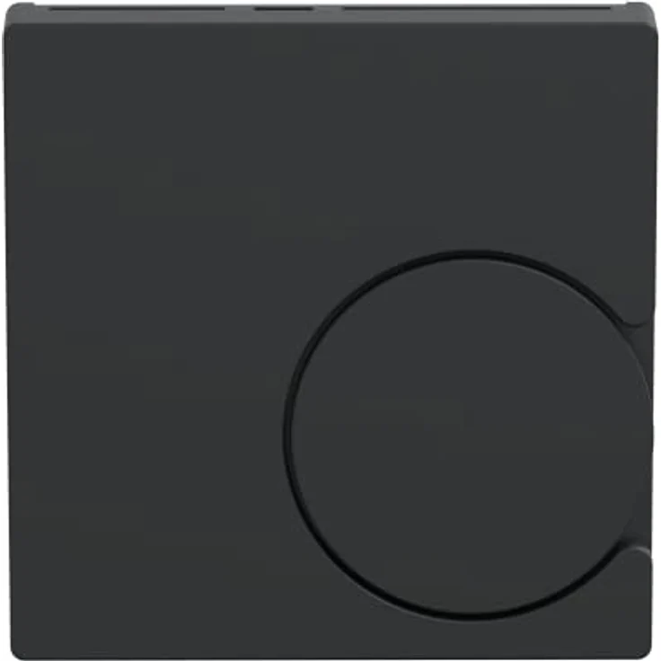 Merten Smart Home Connected Raumtemperaturregler-MODUL, Unterputz, System M, kompatibel mit Amazon Alexa und Google Home, MEG5779-0403, Schwarz – Bild 1