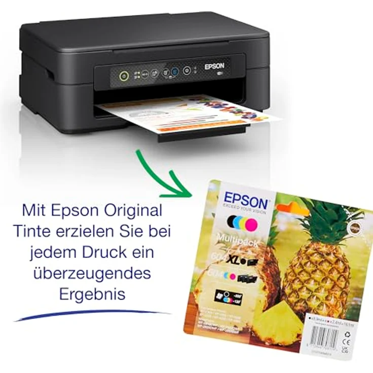 Epson Expression Home XP-2200 Tintenstrahl Multifunktionsdrucker - Farbdruck - 5760 x 1440 DPI - A4 - Direktdruck - Schwarz – Bild 10