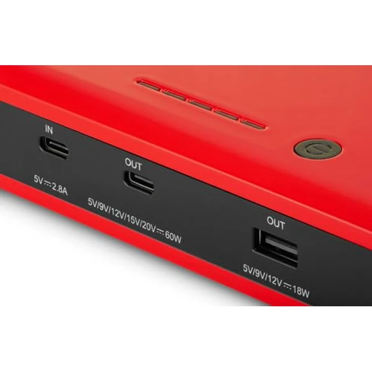 Telwin Drive 1250, Powerbank und Jumpstarter mit 22000 mAh, 264 Wh und 1200 A, schwarz – Bild 6