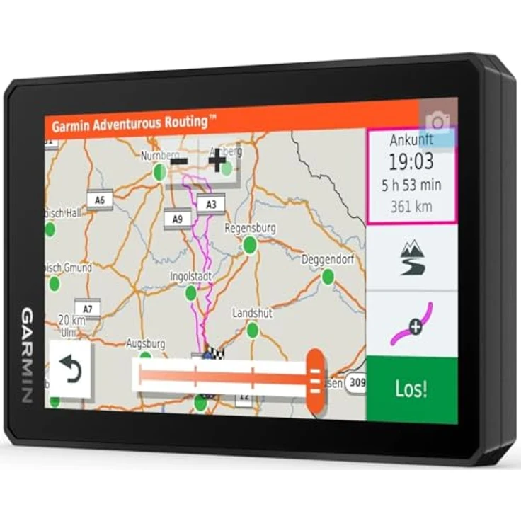 GARMIN zumo® XT MT-S EU, Motorrad-Navigationsgerät mit 5,5 Zoll HD-Display, Wetterfest, vorinstallierte Straßen- und Topokarten, GPS/GLONASS/Galileo – Bild 3