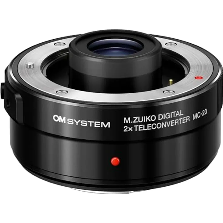 Olympus MC-20 M.Zuiko Digital 2x Telekonverter, für Micro Four Thirds Objektive, spritzwasser- und staubgeschützt, schwarz