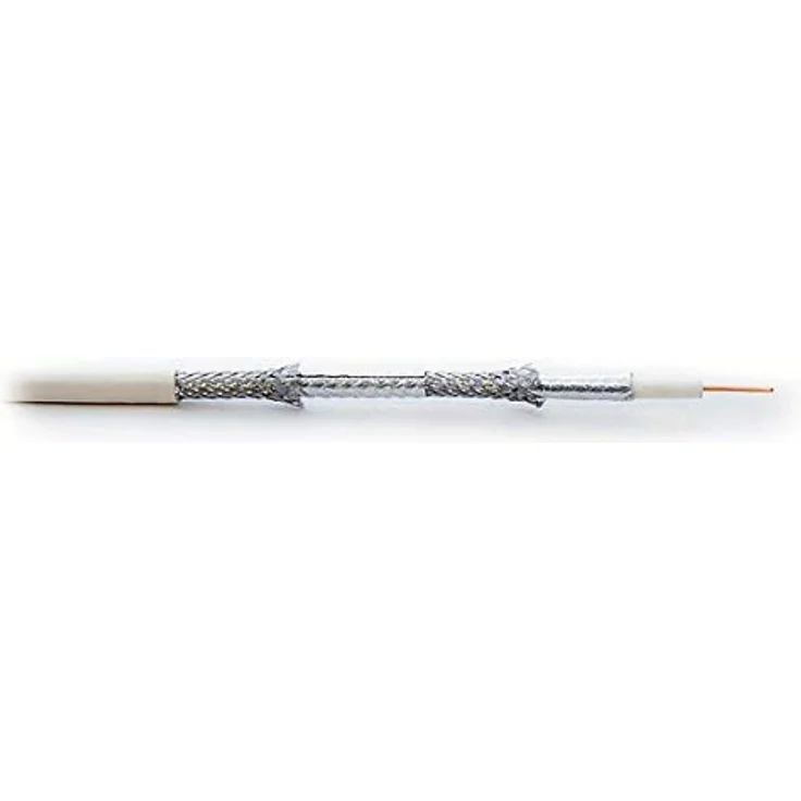 Premium X 250m BASIC Koaxialkabel, 135dB 4-fach SAT Antennenkabel, geeignet für DVB-S/S2, DVB-C, DVB-T, mit 10 F-Steckern – Bild 2