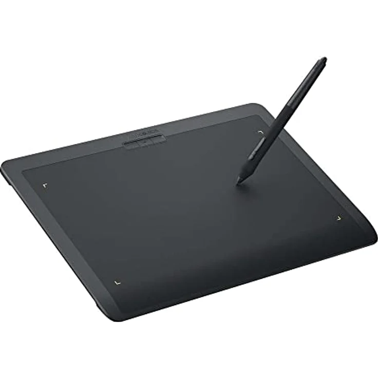 Xencelabs Grafiktablett S Standard (6.93"), Grafiktablet mit einstellbarer LED-Beleuchtung und zwei Stiften, Schwarz – Bild 3