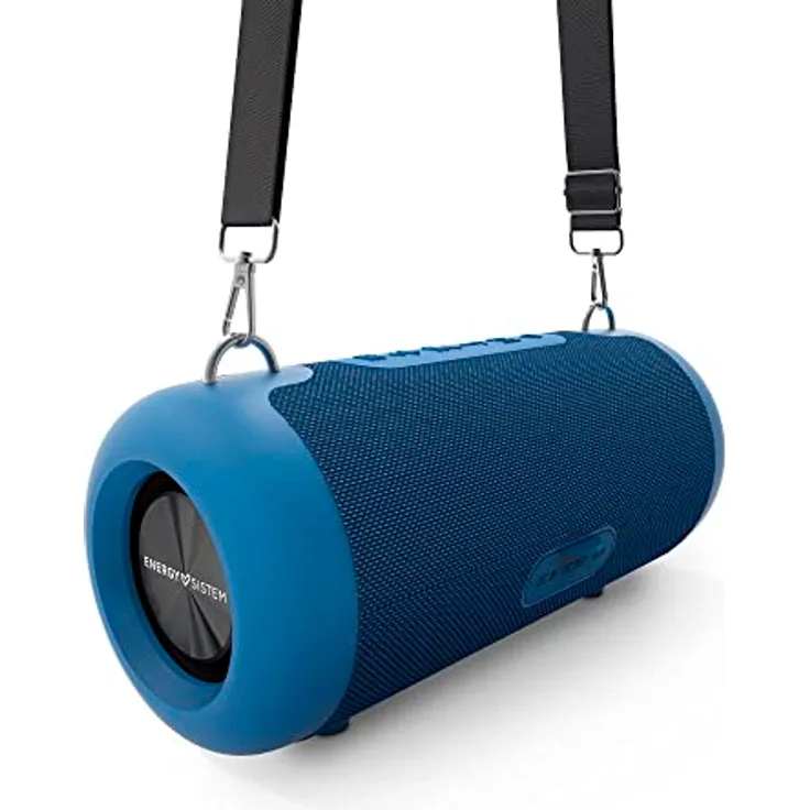 Energy Sistem Urban Box 6 Navy Tragbare Lautsprecher mit Bluetooth® 5.0 True Wireless Stereo 40 W (Strahlwassergeschützt (IPX6) Power Bank, Splashproof, Audio-In) - Blau