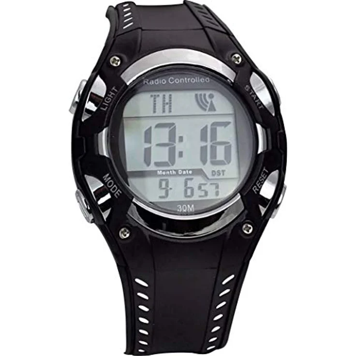 EUROTIME Funk-Armbanduhr, digital Watch – Bild 2
