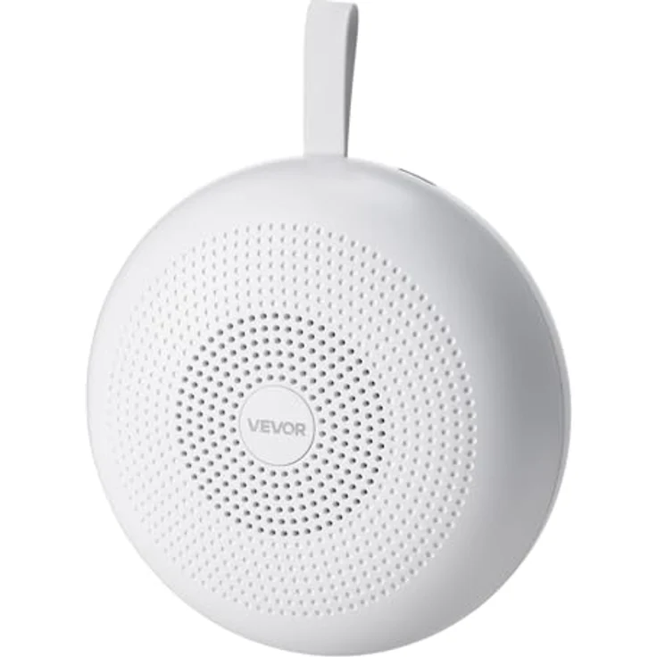 VEVOR Einschlafhilfe, White Noise Machine, 30 Musiktitel, 3-in-1-Soundmaschine mit automatischer Abschaltfunktion, sanftem Ringlicht und Speicherfunktion, Rauschgerät – Bild 9