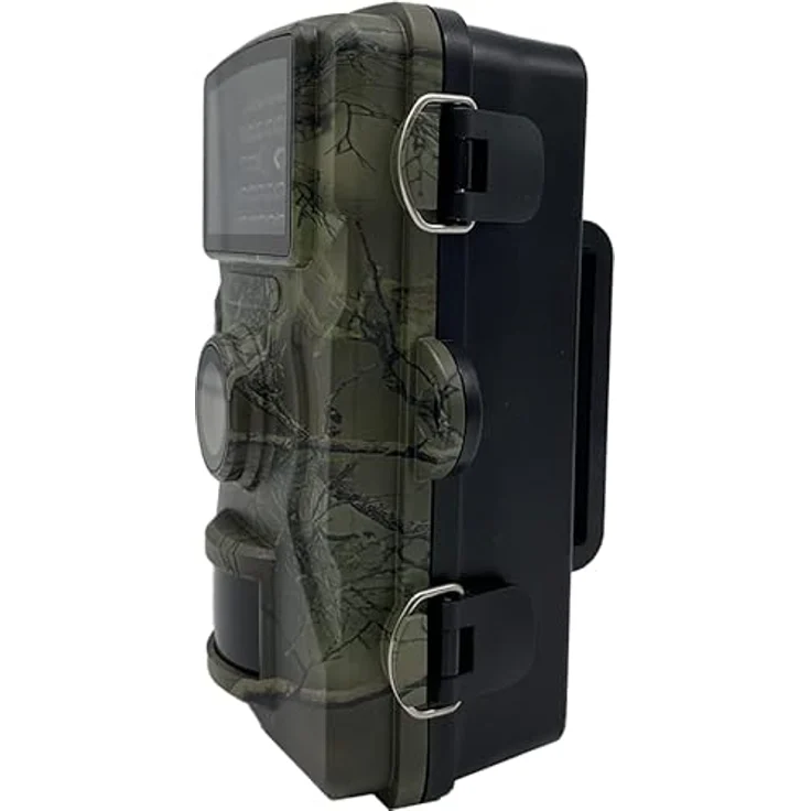 Berger & Schröter DH1 Wildkamera 16MP Full HD mit Bewegungsmelder No Glow 940nm Black-LED Nachtsicht 0,7s Schnelle Trigger IP66 Wasserdicht 32GB SD-Support 90° Weitwinkel Nachtsichtkamera Outdoor – Bild 3