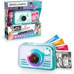 Canal Toys Photo Creator Instant Print Kamera 2.0, Digitalkamera mit Touchscreen, Flash, Ringlicht & Sofortdruck (Ohne Tinte) – Ideal für Fotos & Videos