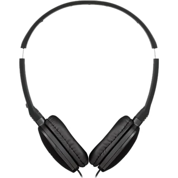 JVC HA-S160M-B - Flats Faltbarer und kompakter Kopfhörer in Glossy Trendfarbe, ideal für Telearbeit und Online-Seminare (Schwarz) – Bild 3