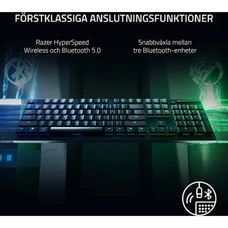 Razer Deathstalker V2 Pro - Nordic Layout, RZ03-04360600-R3N1 – Bild 3