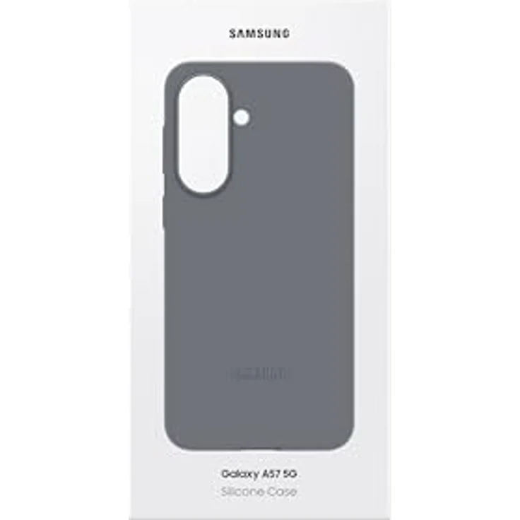 SAMSUNG Silicone Case für Galaxy A57 5G, Matten Silikon Backcover in Dunkelblau mit griffiger Oberfläche und Schutz für Rahmen und Rückseite – Bild 7
