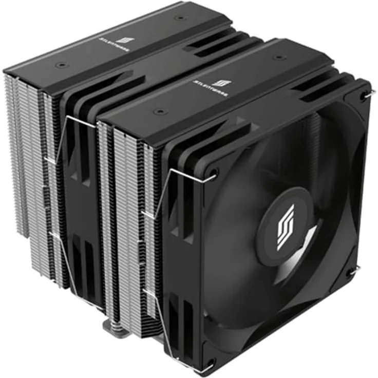Silentware Titan Performance CPU Kühler, 6 Heatpipes, 2x 120mm PWM Lüfter für Intel LGA 115X/1200/1700/1851 und AMD AM4/AM5, TDP bis 265W – Bild 1