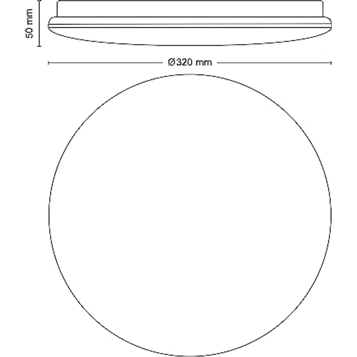 PHILIPS Moire Wand- und Deckenleuchte, 17W, warmweiß, weiß – Bild 3