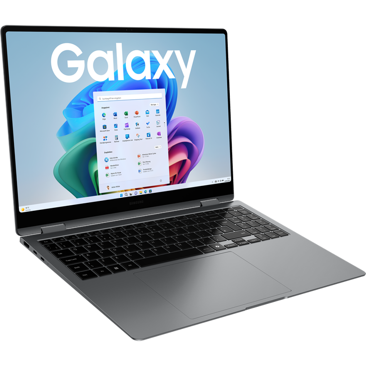Samsung Galaxy Book5 Pro 360 - 16" AMOLED Touch, Intel® Core™ Ultra 7processor 258V, 32GB RAM, 1TB SSD, Intel Arc 140V, Wi-Fi 7, Gray – Bild 2