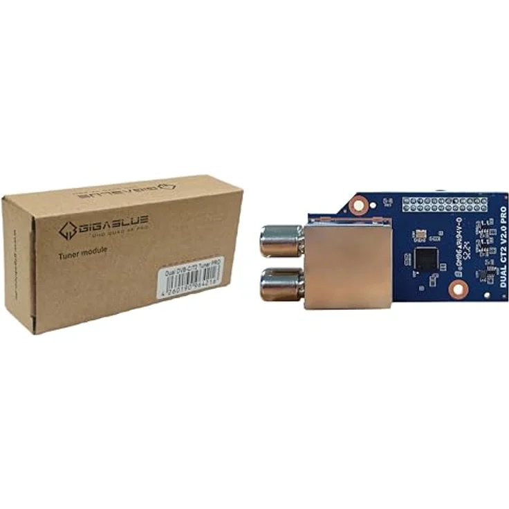 Gigablue Dual/Twin DVB-C/T2 Tuner PRO, kompatibel mit GigaBlue UHD Quad 4K PRO, Plug-and-Play Installation, simultaner Empfang und Aufnahme von zwei Kanälen – Bild 3