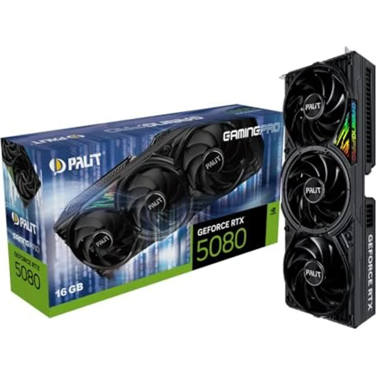 Palit 5080 16GB GAMINGPRO, RTX5080 Grafikkarte – Bild 1