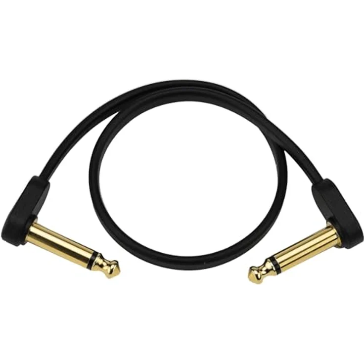D'Addario Planet Waves Flaches Patchkabel, 30 cm, rechtwinklig, mit patentiertem Geo-Tip Stecker – Bild 4