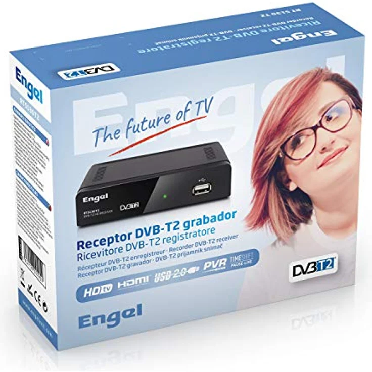 Axil Engel T2 HD RT5130 PVR USB DTT-Decoder, Digitaler terrestrischer Receiver, Full HD, Schwarz – Bild 3