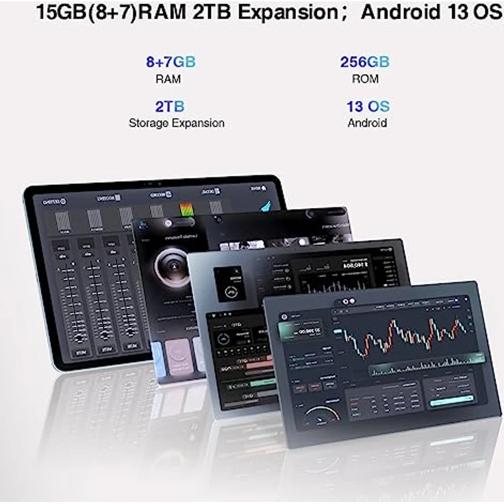 DOOGEE T30 PRO Android 13 Tablet 11 Zoll, 2.5K Display Helio G99 Octa-Core 15GB RAM 256GB ROM (2TB TF) Gaming-Tablet, 8580mAh/33W, 2560x1600 FHD+, 20MP Dual SIM 4G LTE +5G WiFi Tablet PC Widevine L1 – Bild 4