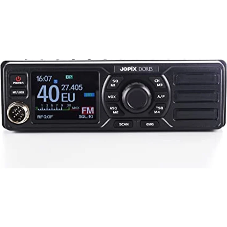 Jopix CB Funksender JOPIX Doris 40CH, AM/FM, 4W, ASQ, Roger Beep, VOX, 12-24V – Bild 3