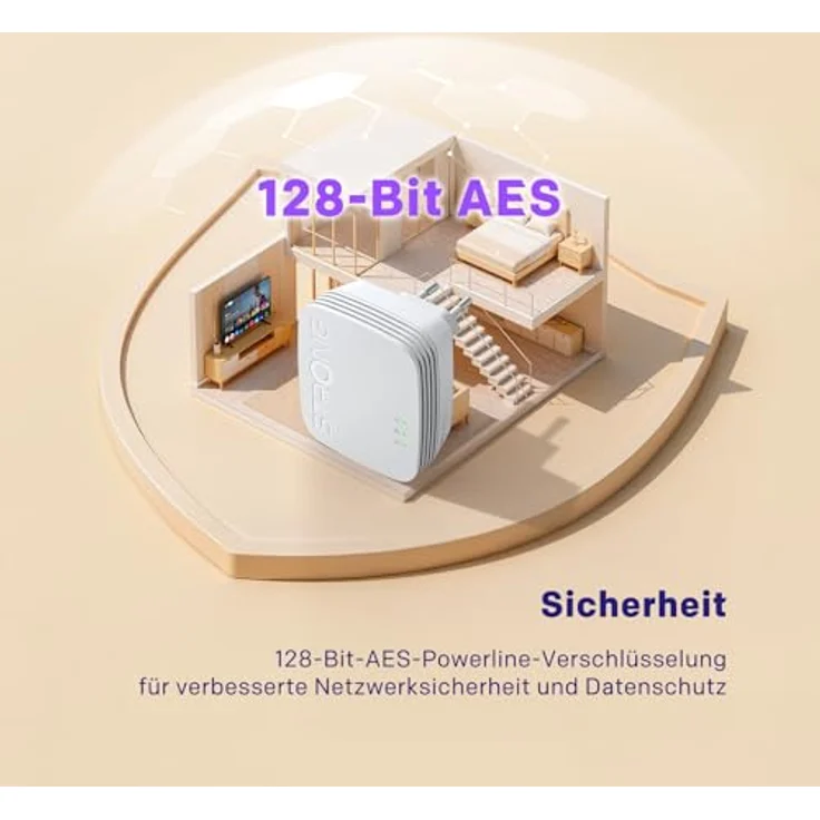 STRONG Powerline 600 Duo Mini WLAN-Repeater, durchsichtiger PowerLAN-Adapter mit EU Plug 220V, Plug-and-Play Installation für stabiles Internet – Bild 5