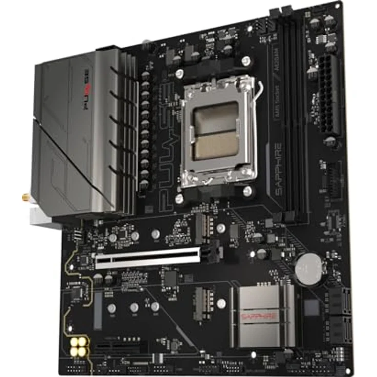 Sapphire PULSE A620AM, Micro-ATX Mainboard für AMD AM5 mit HDMI 1.4, DisplayPort 1.2 und M.2-Slots – Bild 3