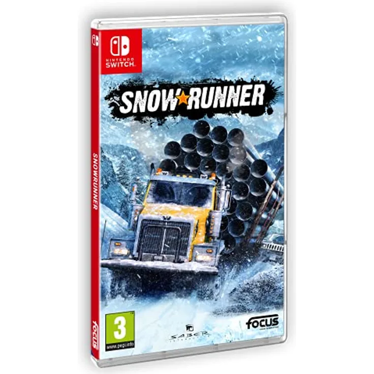 FOCUS HOME INTERACTIVE SnowRunner: EIN MudRunner, Nintendo Switch Offroad-Simulation, Extreme Umgebungen in fortschrittlicher Physik-Engine