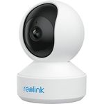 Reolink Super HD Camera E Series E320 PTZ 3 MP 4mm/F2.0 H.264 Micro SD, Max. 256 GB (2304 x 1296 Pixels), Netzwerkkamera, Weiss - Smarte Überwachungskamera mit 3MP HD, Nachtsicht und Pan & Tilt-Funktion