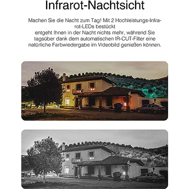 INSTAR IN-8403 2K+ PoE schwarz - LAN/PoE Überwachungskamera mit KI (AI) - IP Kamera - Power Over Ethernet - PIR - Nachtsicht - Verwendung im Innen- und Außenbereich - HomeKit - MQTT – Bild 4