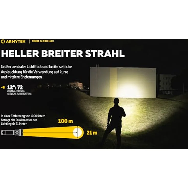Armytek EDC Taschenlampe Prime C2 Pro Max Warmweiss 3720 lumens – Bild 5