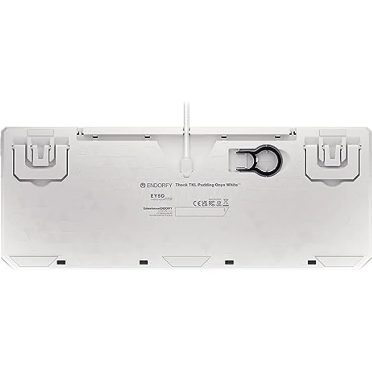 ENDORFY Thock TKL DE Kailh Red Onyx White Pudding, 80% TKL mechanische Tastatur, mechanische switches Kailh Red, keycaps aus Pudding PBT, Deutsches Layout QWERZ | EY5D013 – Bild 4