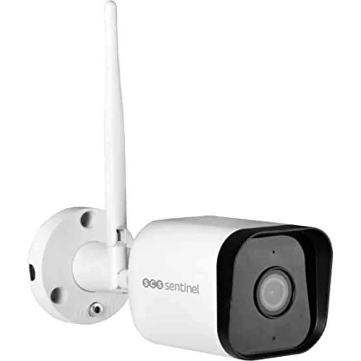 SCS Sentinel - SVI0066 – CamFirst Outdoor Überwachungskamera – Gegensprechfunktion – Bewegungsmelder anpassbar – Aufnahmefunktion – Nachtsicht