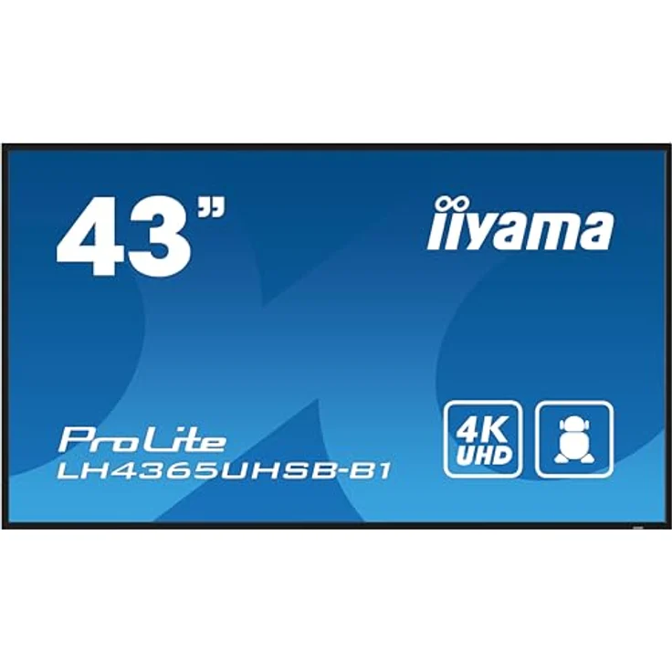 iiyama ProLite LH4365UHSB-B1 42,5" Digital Signage Display 4K UHD IPS LED Panel 800 cd/m² schwarz – Bild 3