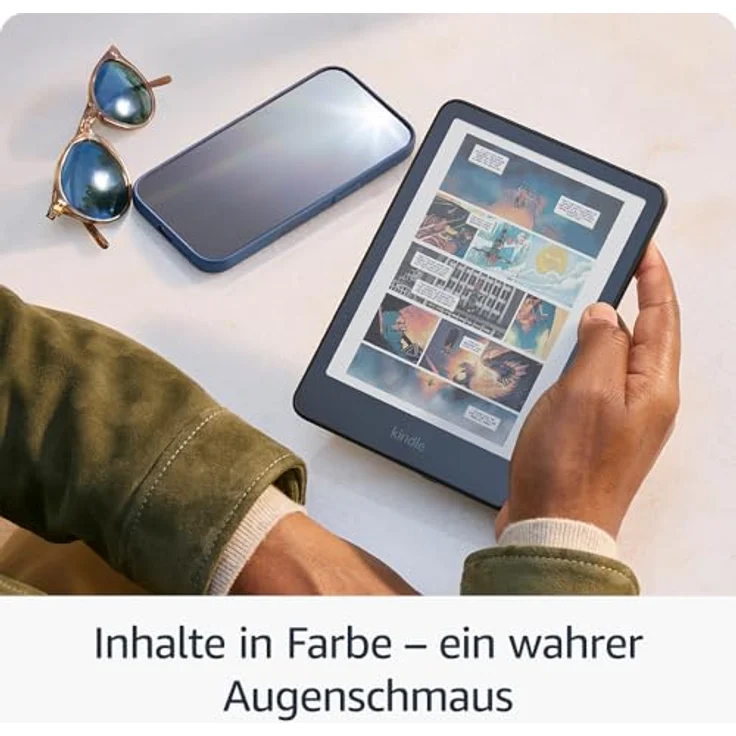 Amazon Kindle Colorsoft (16 GB) – E-Book-Reader mit Farb-Display, verstellbarem Frontlicht und wasserdichtem Design – Bild 2
