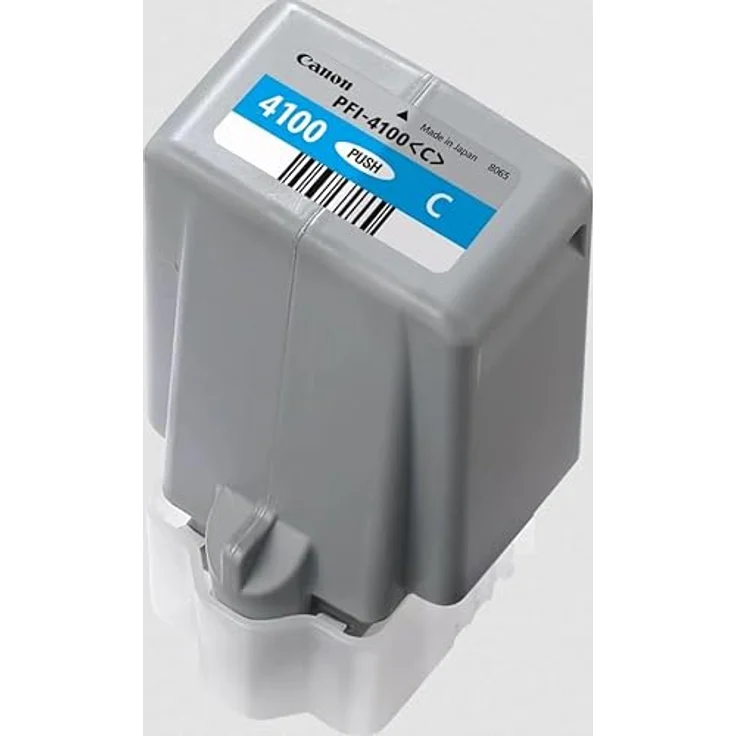 Canon PFI-4100 C, Druckerpatrone für Tintenstrahldrucker, cyan, mit LUCIA PRO II Technologie – Bild 2