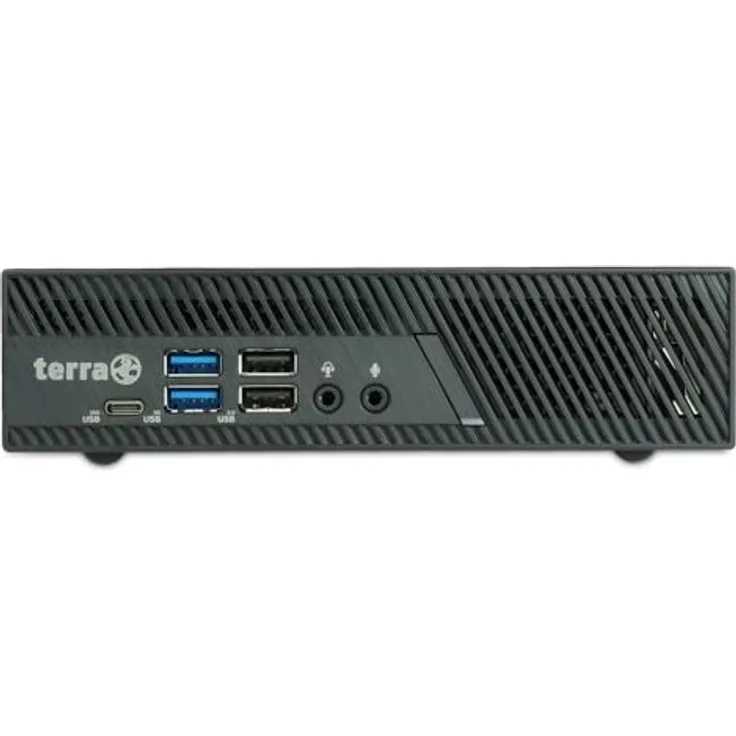 Wortmann TERRA PC-Mini 5000V6.1 SILENT GREENLINE, Intel Core i3 der 14. Generation, 8 GB DDR5, 500 GB SSD, vorinstalliertes Windows 11 Pro, Mini-Format, Zertifiziert nach ISO9001 und Blauer Engel