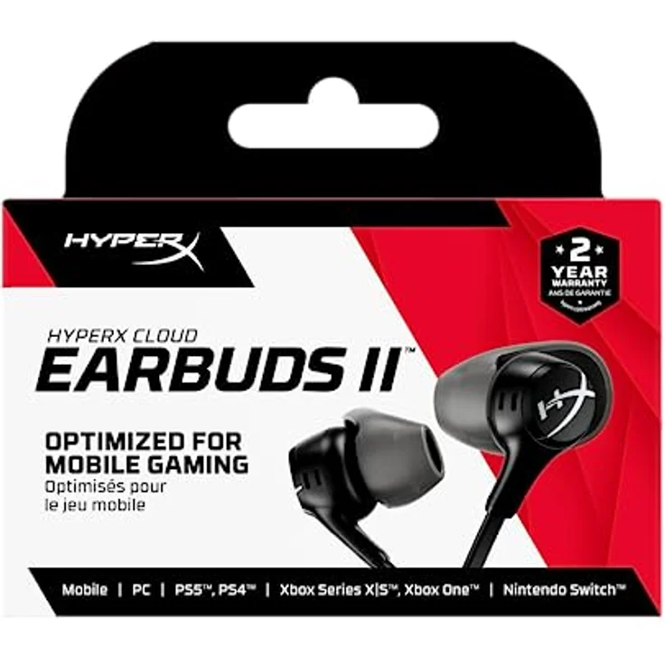 HyperX HyperX Cloud Earbuds II, Kopfhörer, Schwarz – Bild 7