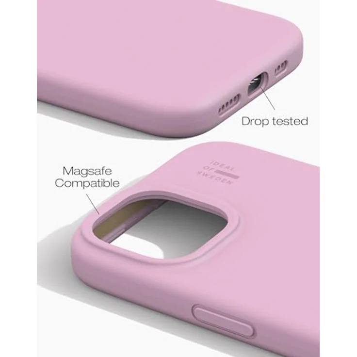 IDEAL OF SWEDEN MagSafe Backcover für Apple iPhone 13/14/15/16e, pinke Handyhülle mit magnetischer Befestigung – Bild 2