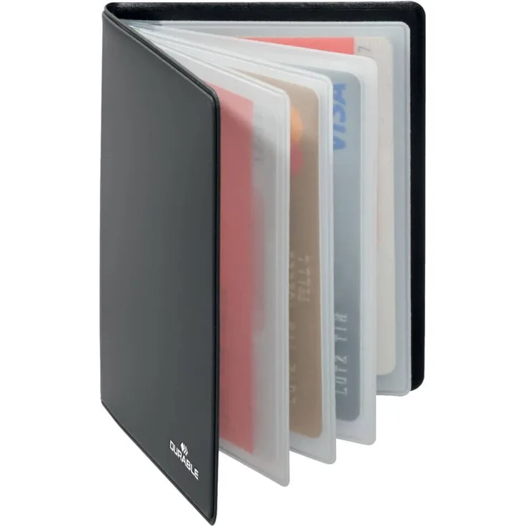DURABLE Aktenordner DURABLE 230958 Kreditkartenetui RFID Secure anthrazit für 8 Karten, dokumentenecht