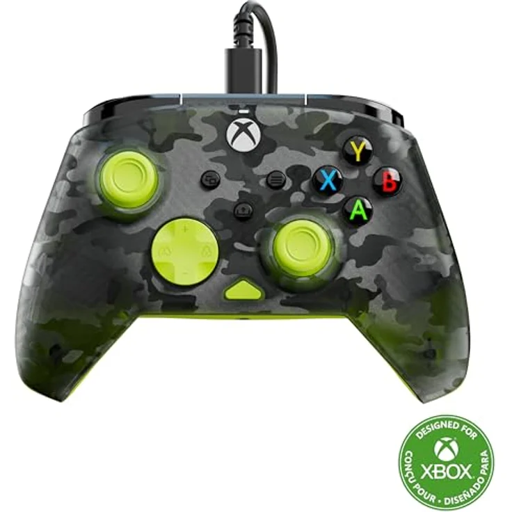 Turtle Beach Rematch Core Wired Xbox Controller, ergonomisch mit 2-Stopp-Impuls-Trigger und integrierten Audio-Bedienelementen, schwarz – Bild 2
