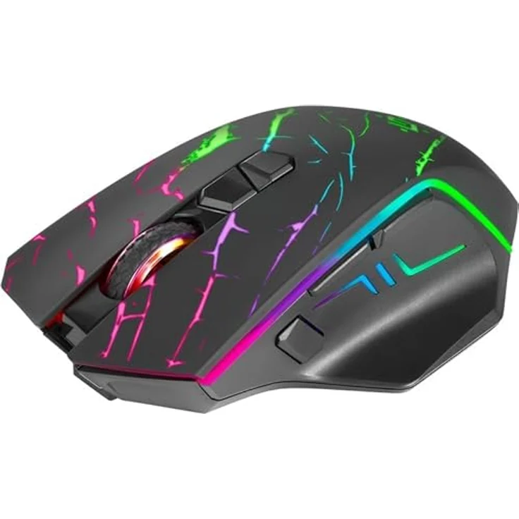 Defender Mysz gamingowa bezprzewodowa Uran gm-503 3200 DPI 8p Marke, kabellose Gaming-Maus in Schwarz – Bild 2