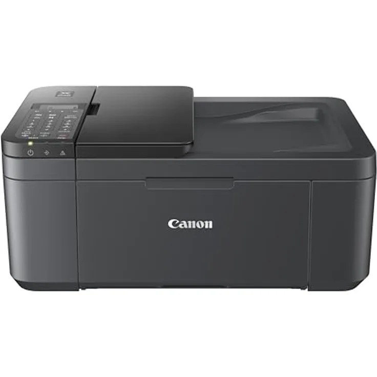Canon PIXMA TR4755i Multifunktionsdrucker 4in1 (Tintenstrahl, Drucken, Kopieren, Scannen, Faxen, A4, WLAN, Apple AirPrint, 20 Blatt ADF, Duplexdruck, kompatibel mit Pixma Print Plan ABO) schwarz