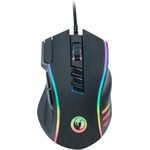 NACON Optische Gaming-Maus GM-420, mit 6 Empfindlichkeitsstufen und anpassbaren Hintergrundbeleuchtungseffekten, schwarz
