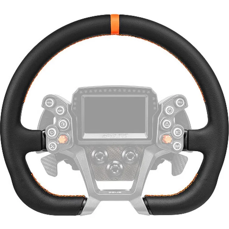 Simagic ZGT-320CD, D-Shape Gaming-Lenkrad mit Lederbezug und hohem Grip für GT-Simulationen